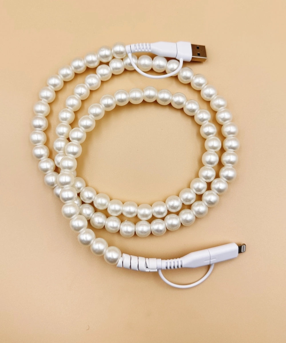 Beaded Phone Charging Cable 4-in-1