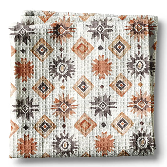 Aztec Cactus Western Horse Desert Arizona Kitchen Towel